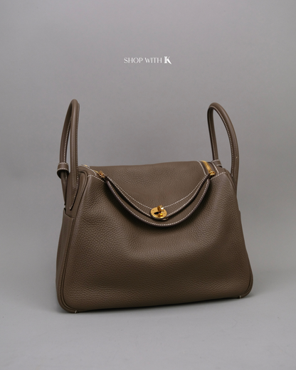 Hermes Lindy 30 Etoupe GHW