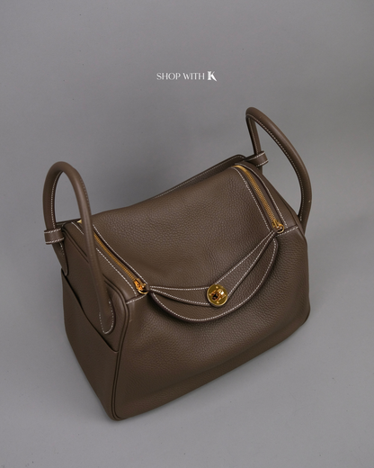 Hermes Lindy 30 Etoupe GHW