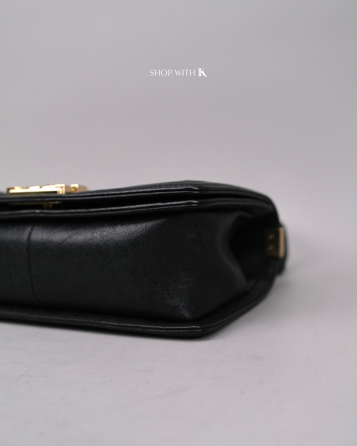 Chanel Leboy Old Medium Black CGHW