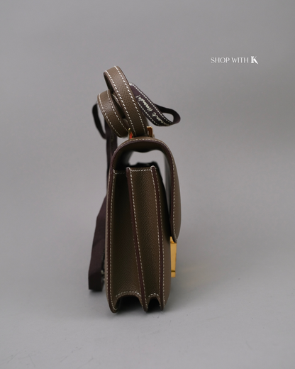 Hermes Constance 18 Etoupe GHW