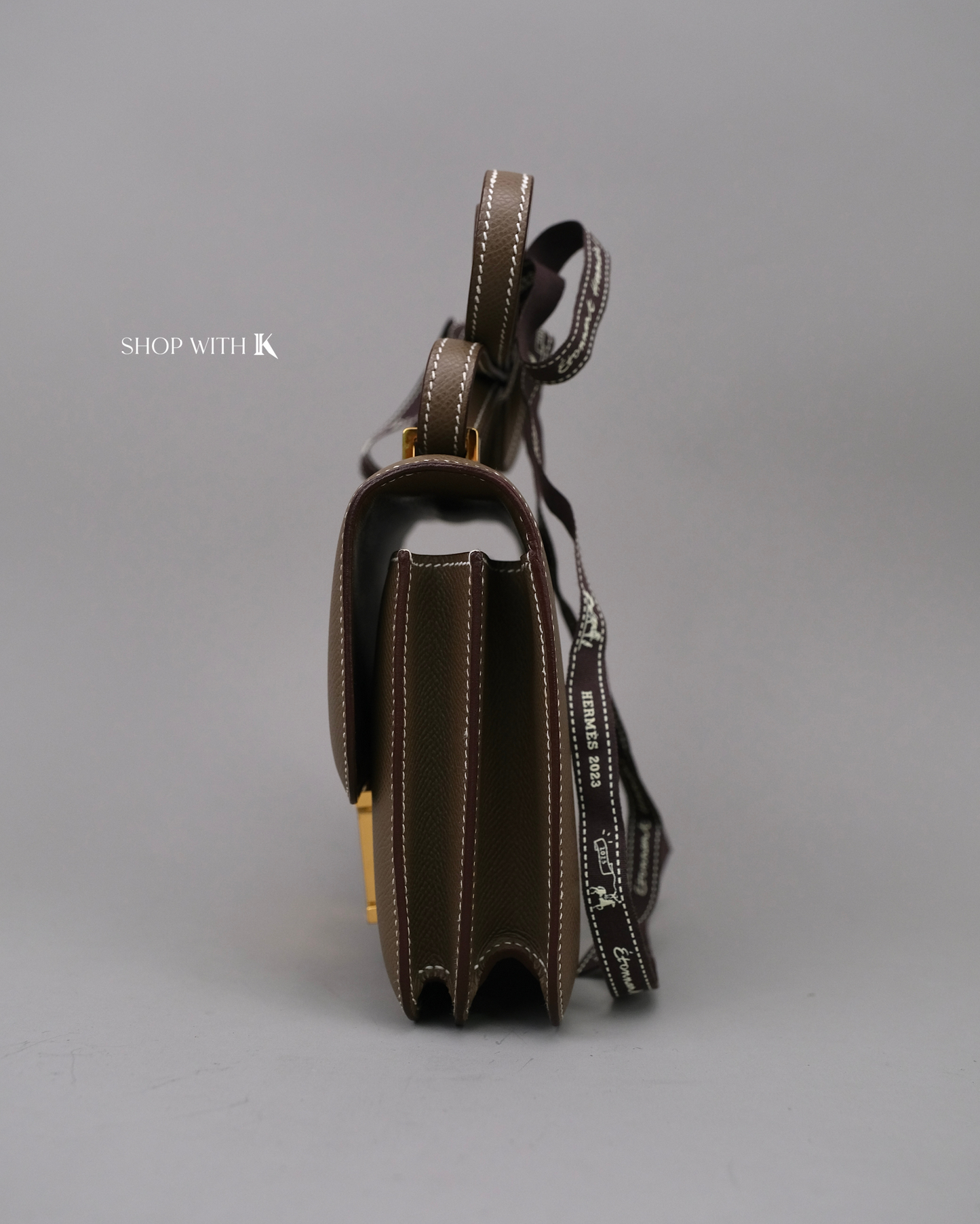 Hermes Constance 18 Etoupe GHW