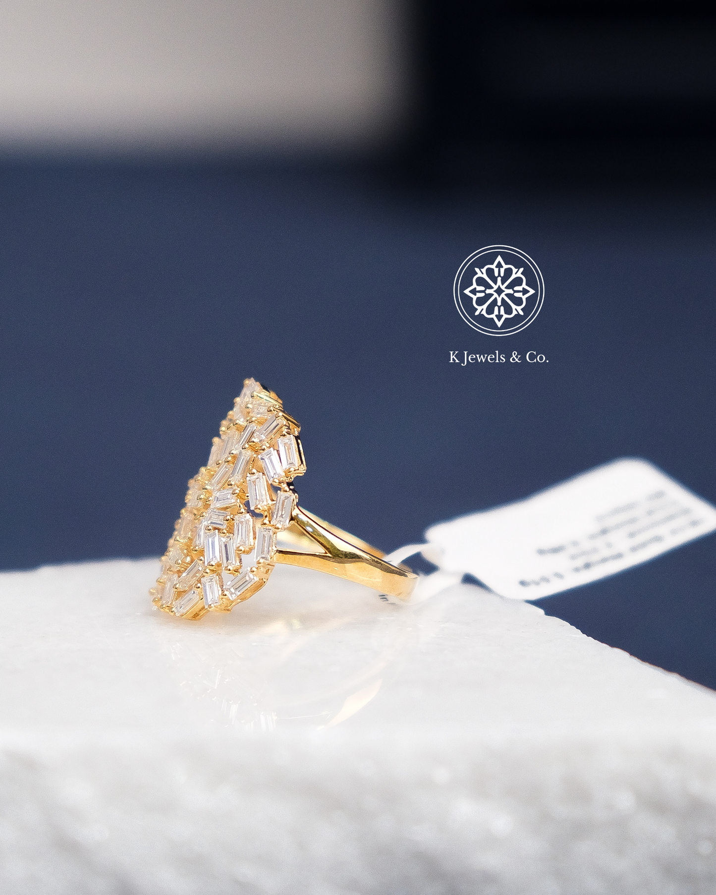 Baguette Diamond Statement Ring