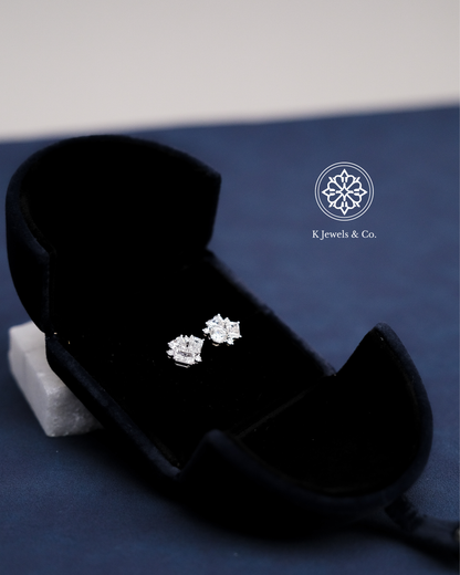 Cluster Multishape Earrings w/ GIA