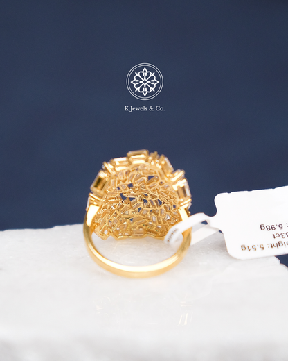 Baguette Diamond Statement Ring