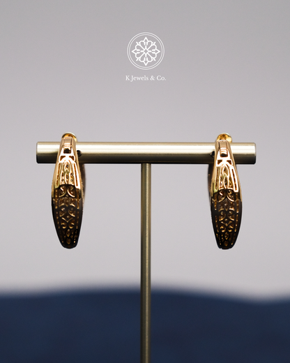 Diamond Loop Earrings