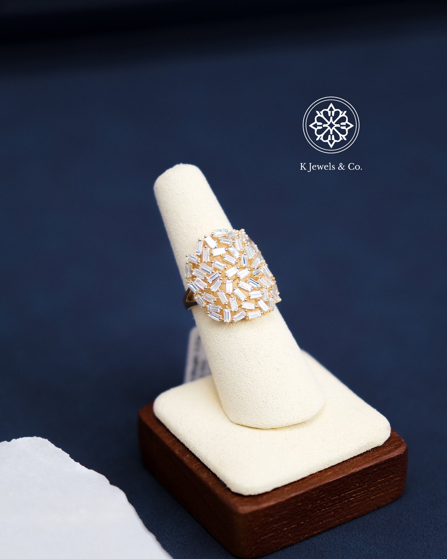 Baguette Diamond Statement Ring
