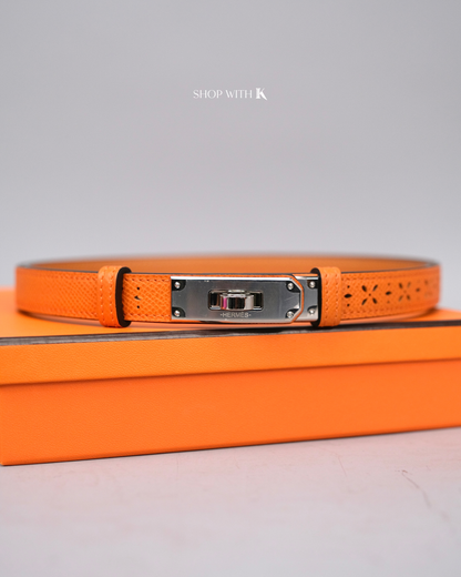 Hermes Kelly Belt Orange