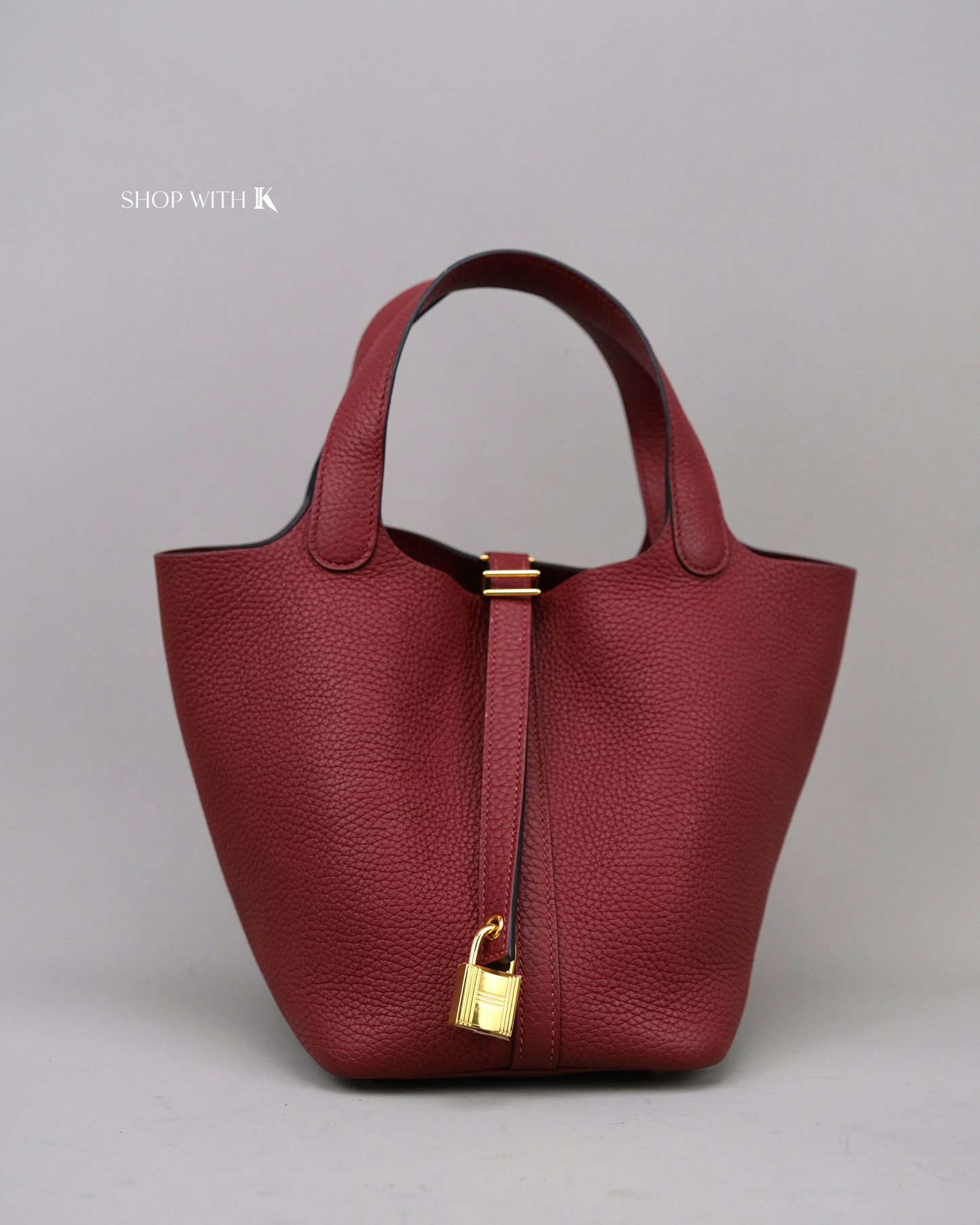 Hermes Picotin 18 Rouge H GHW