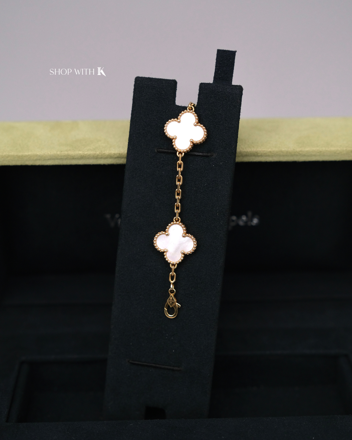 VCA Vintage Alhambra Mother of Pearl Bracelet - 5 motifs