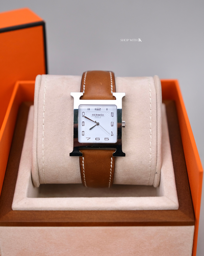 Hermes Heure H Watch Brown