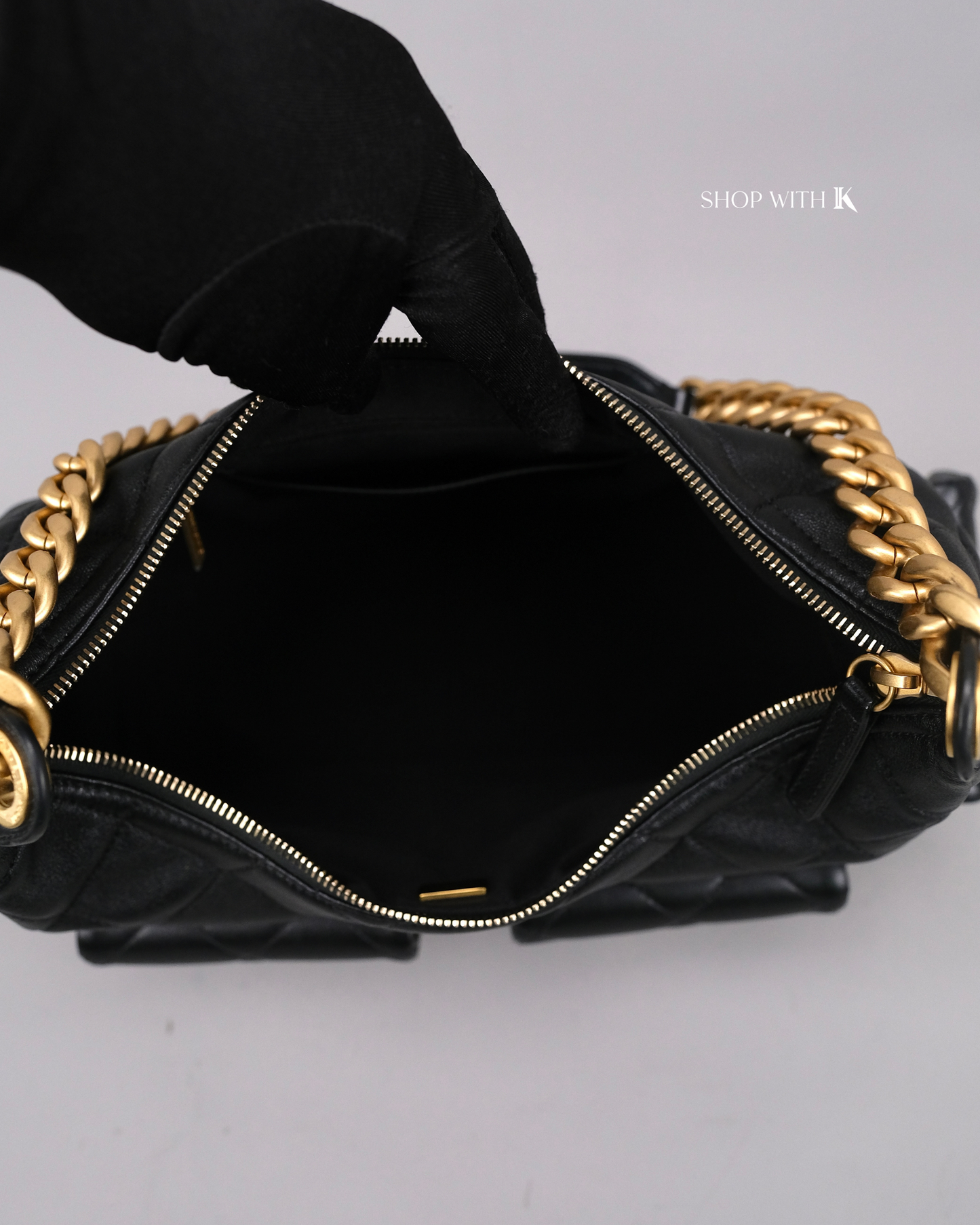 Chanel Medium Hobo Black GHW
