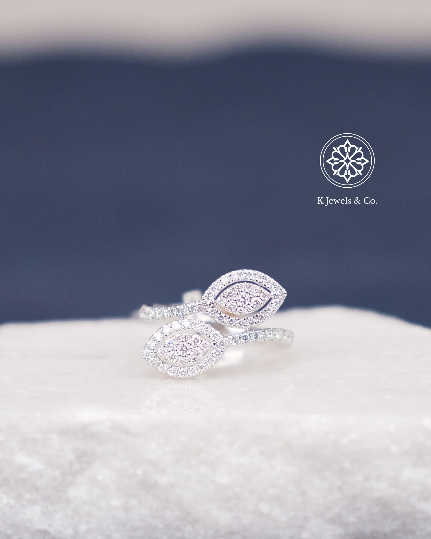 Evil Eye Diamond Ring