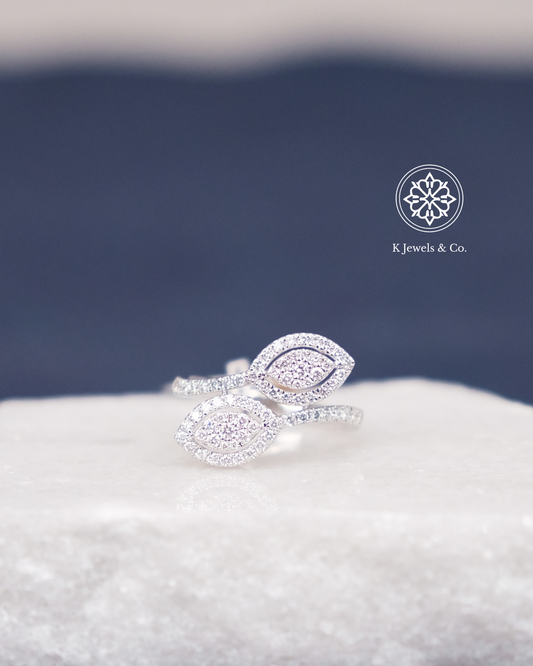 Evil Eye Diamond Ring