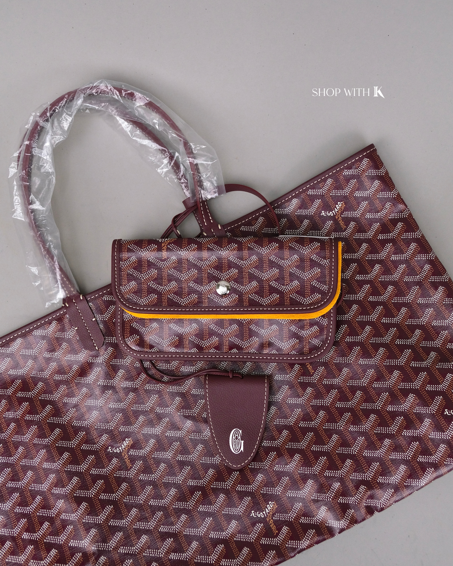 Goyard St. Louis PM Burgundy