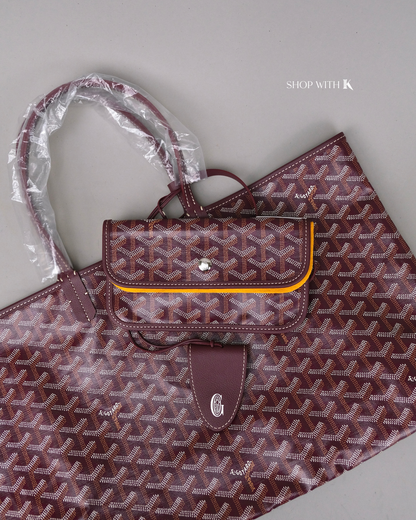 Goyard St. Louis PM Burgundy