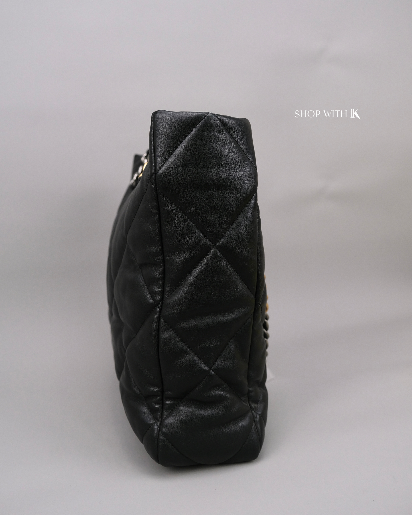 Chanel 19 Tote Black Vertical