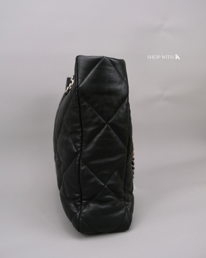 Chanel 19 Tote Black Vertical
