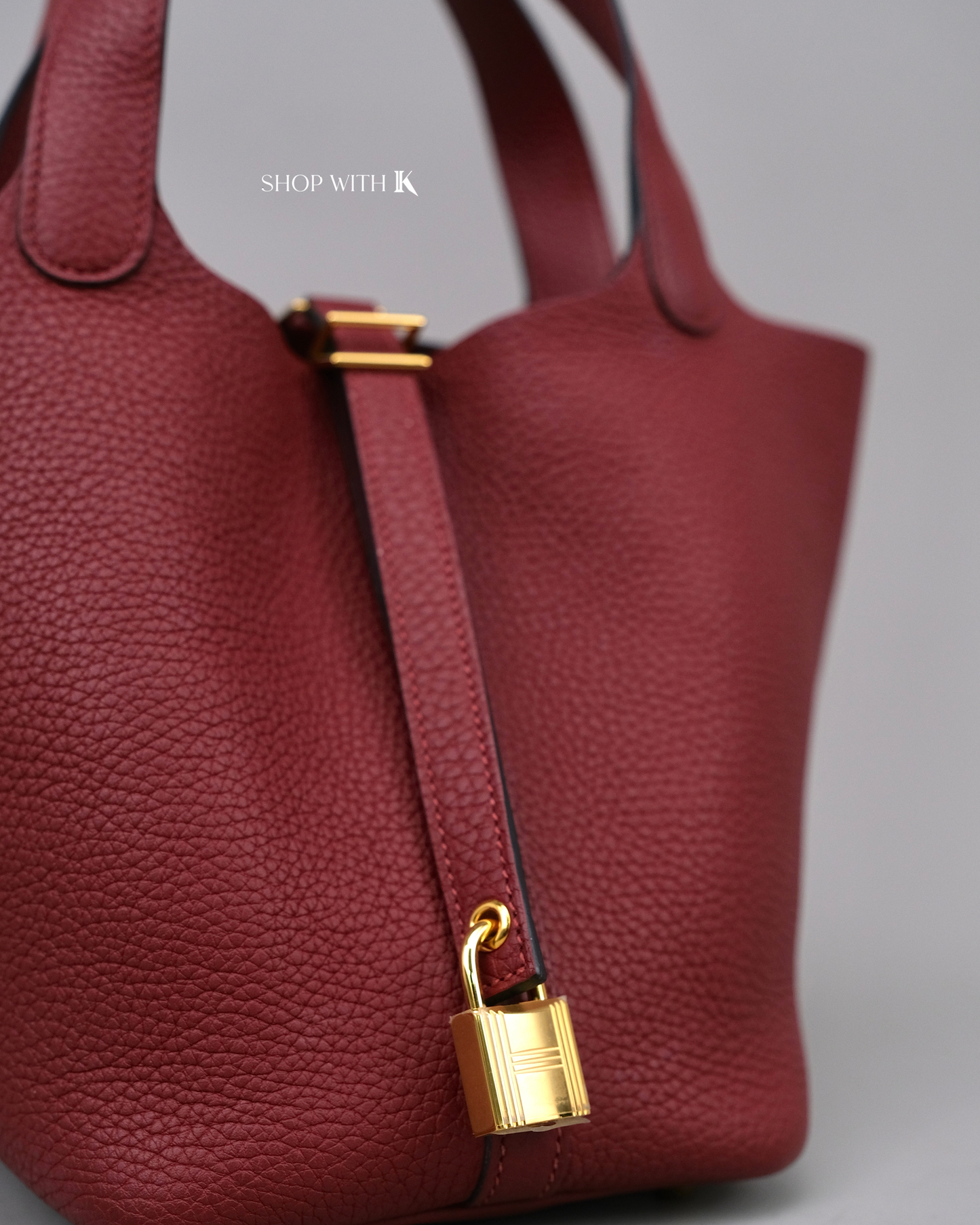Hermes Picotin 18 Rouge H GHW