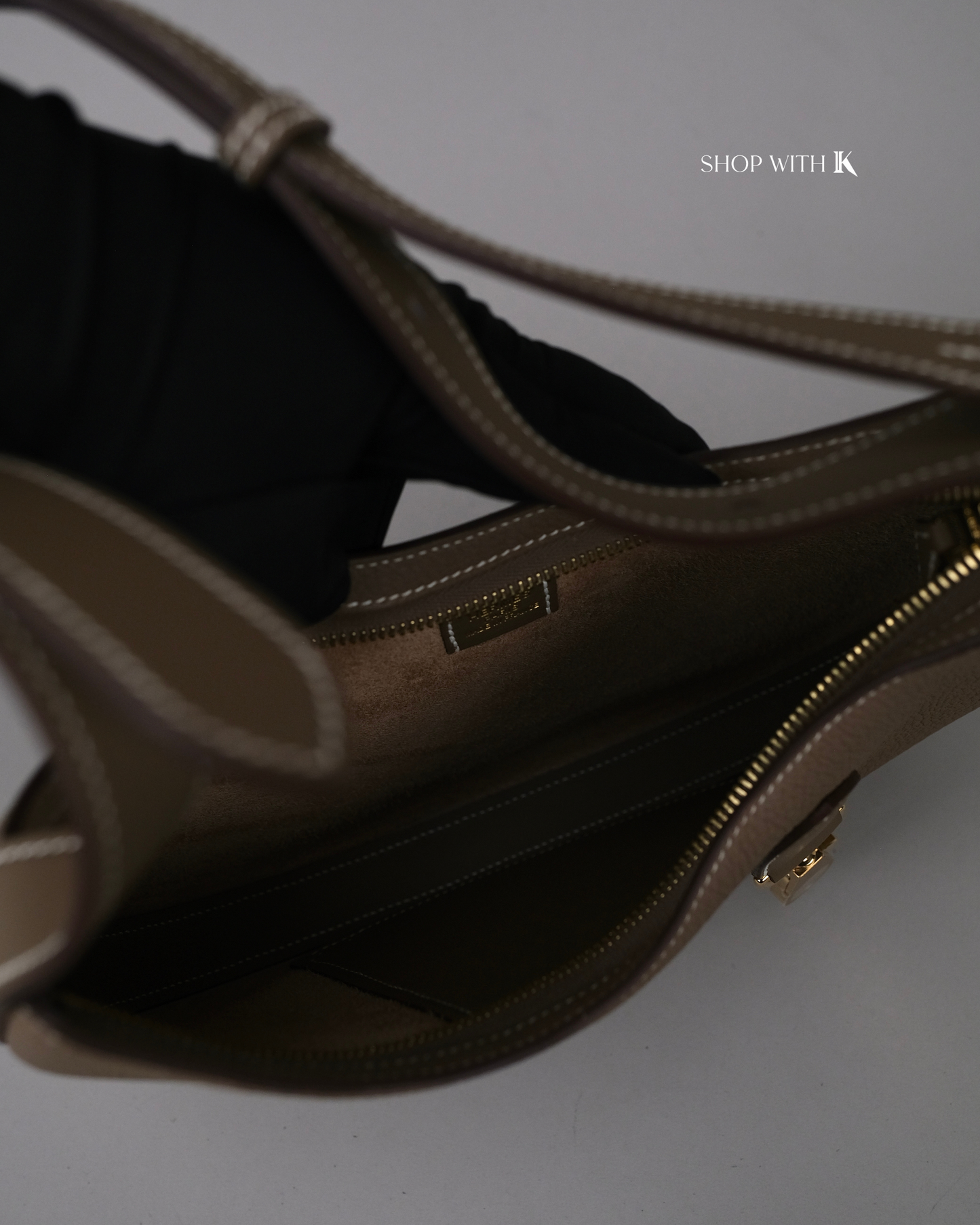 Hermes Arcon Etoupe GHW