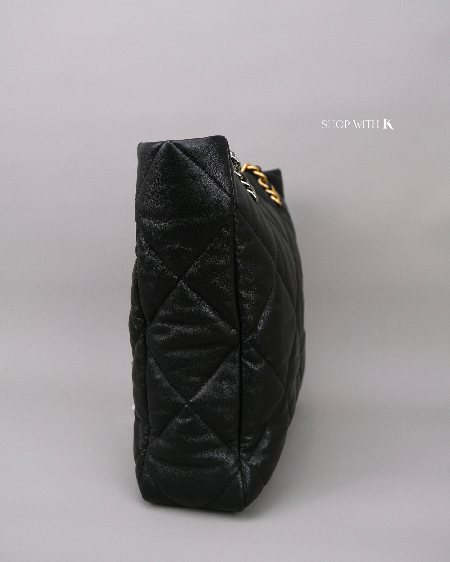 Chanel 19 Tote Black Vertical