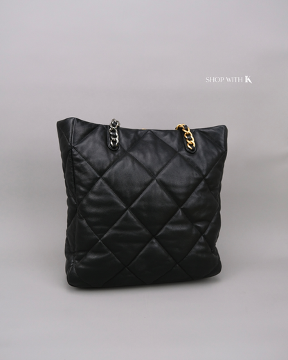 Chanel 19 Tote Black Vertical