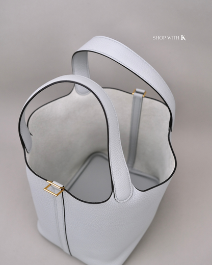 Hermes Picotin 22 Pale Blue GHW