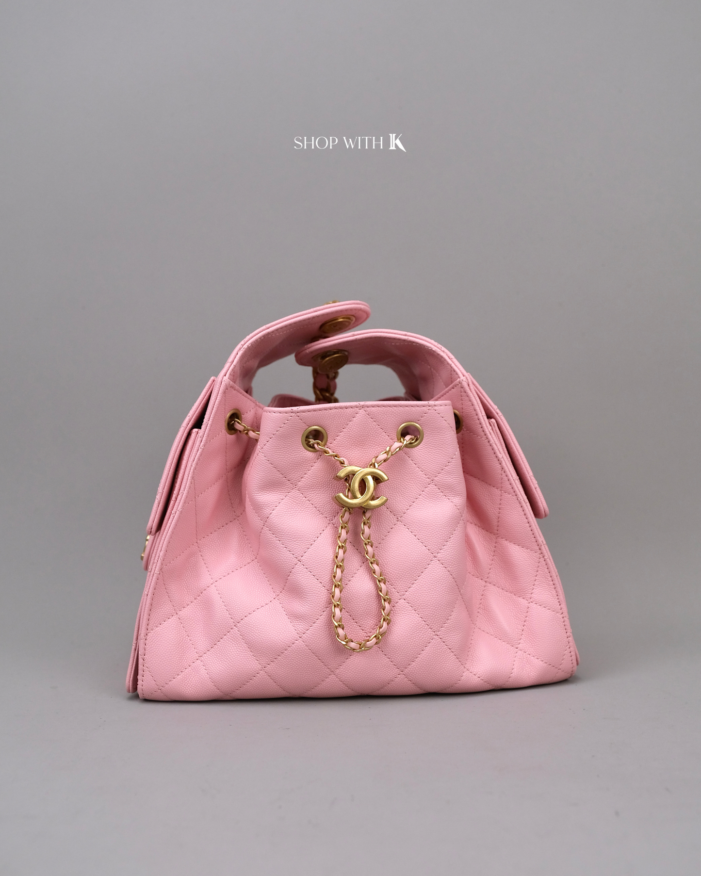 Chanel 25 Small Light Pink GHW