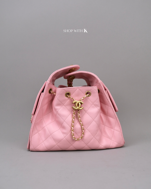 Chanel 25 Small Light Pink GHW