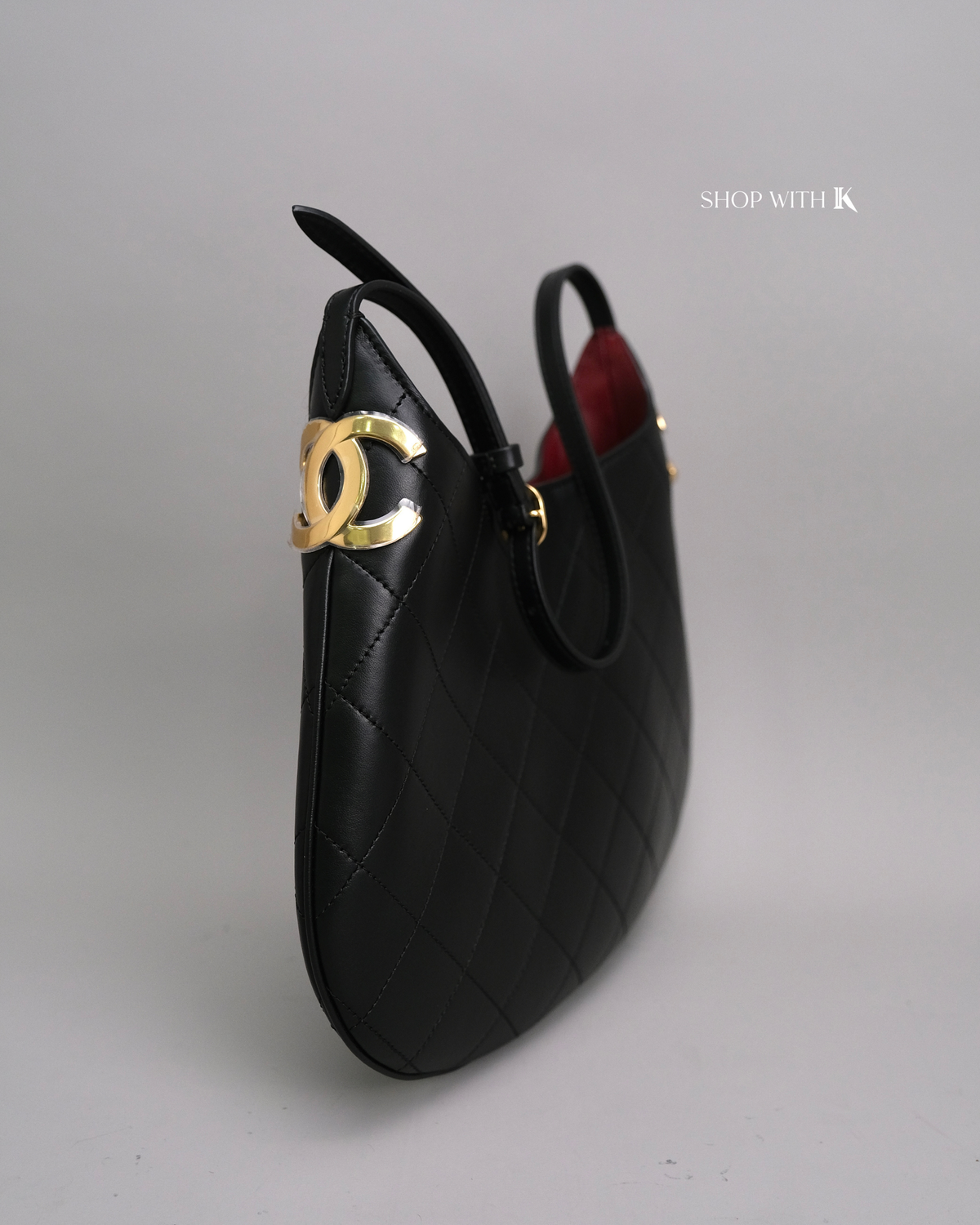 Chanel Hobo Bag Black GHW