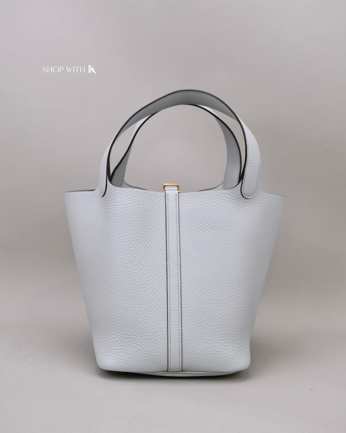 Hermes Picotin 22 Pale Blue GHW