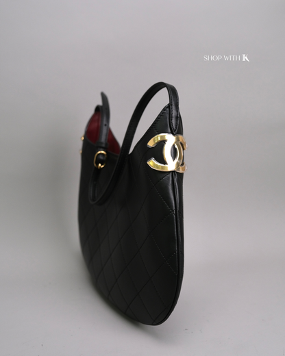 Chanel Hobo Bag Black GHW