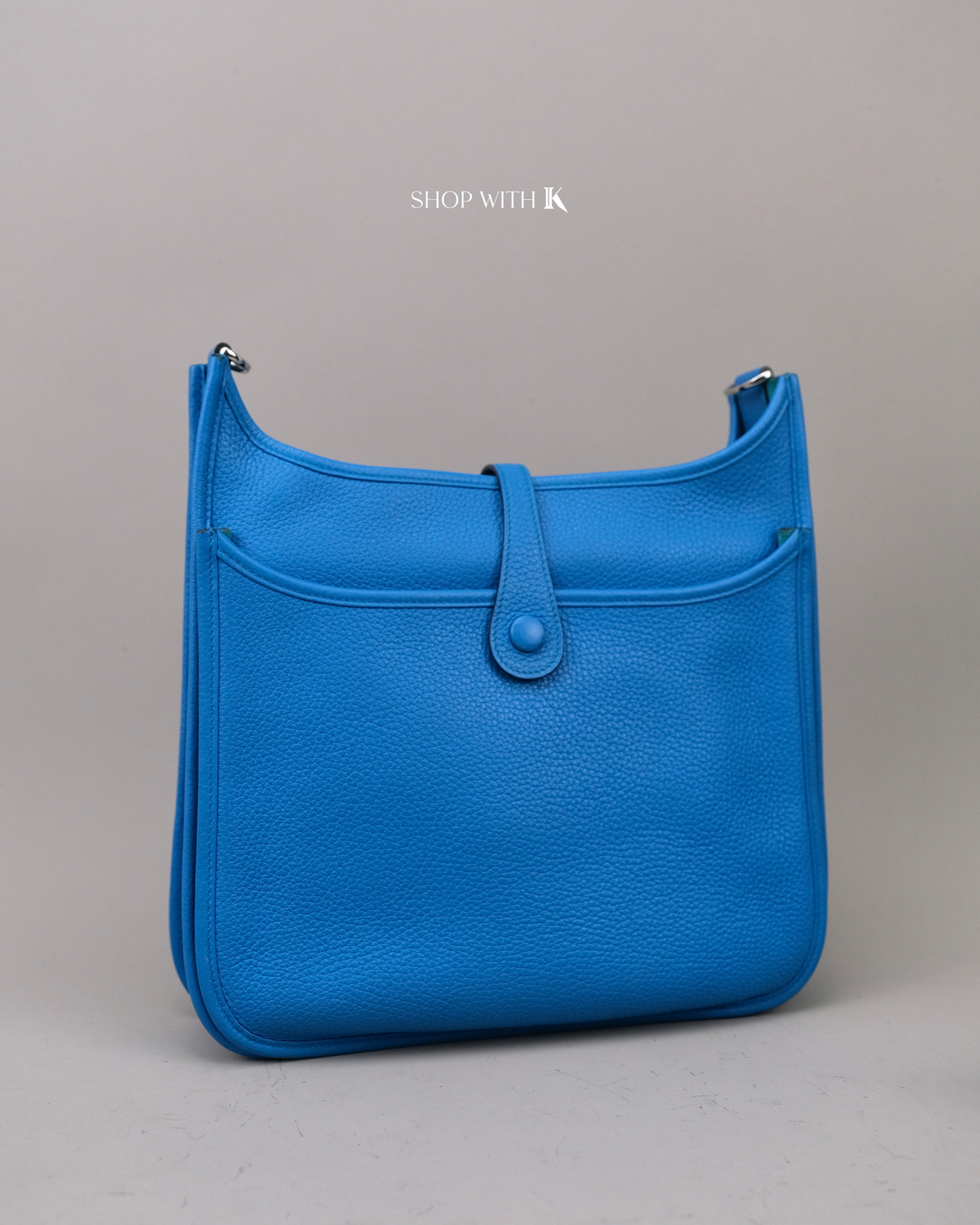 Hermes Evelyne 29 Bleu Hydra PHW