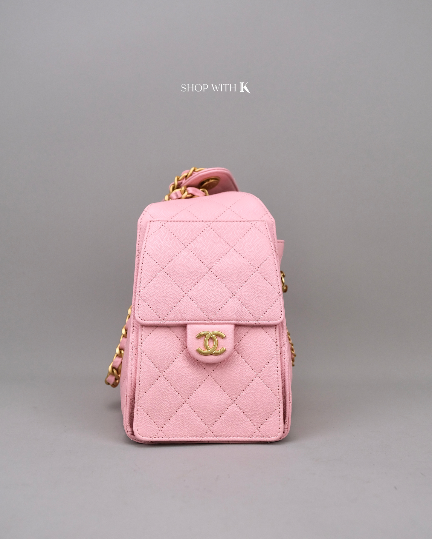 Chanel 25 Small Light Pink GHW