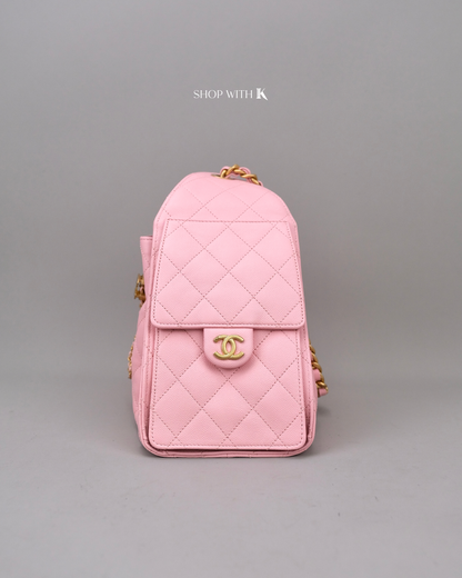 Chanel 25 Small Light Pink GHW