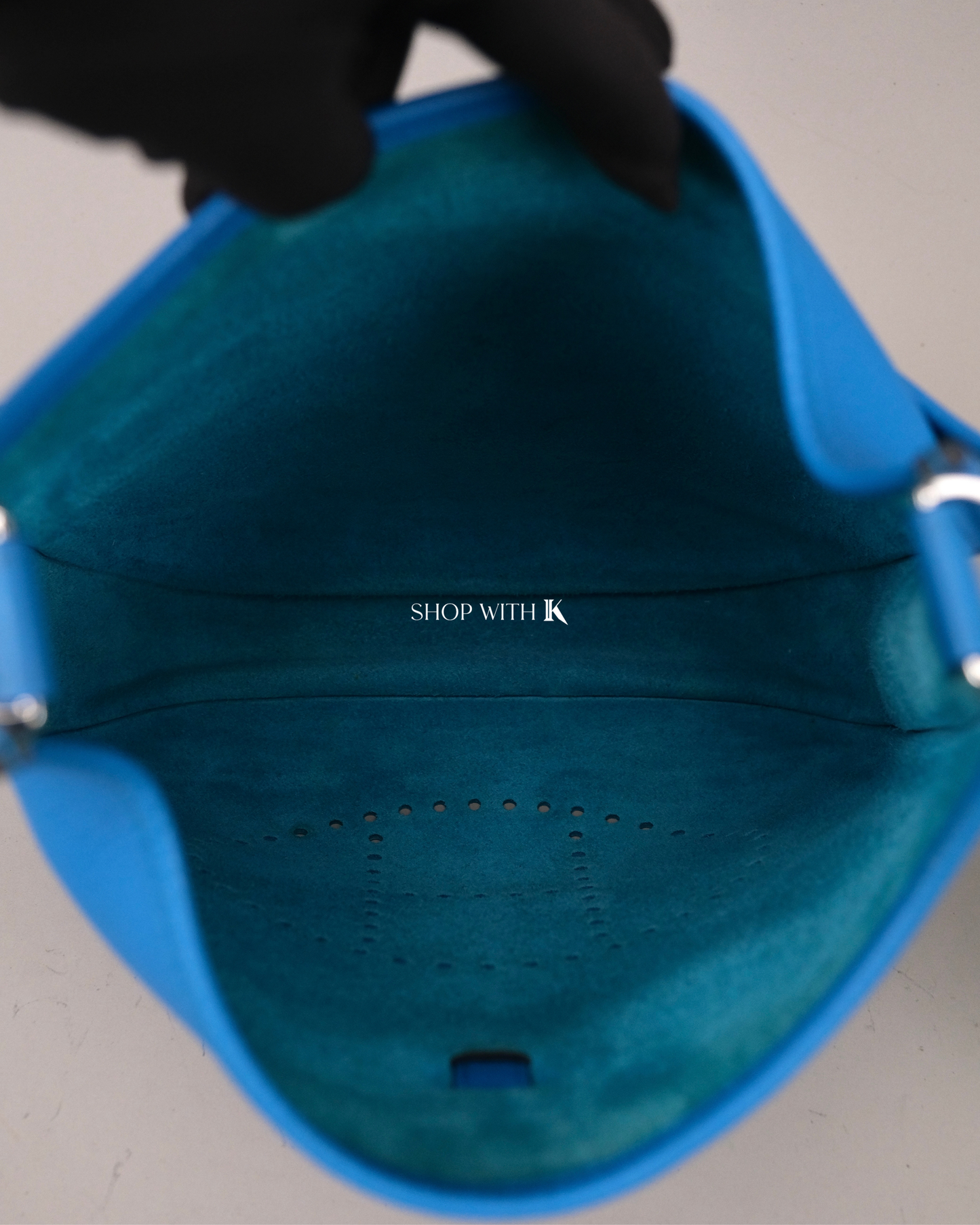 Hermes Evelyne 29 Bleu Hydra PHW