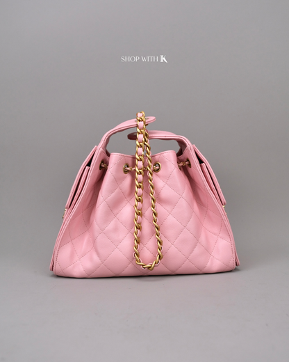 Chanel 25 Small Light Pink GHW