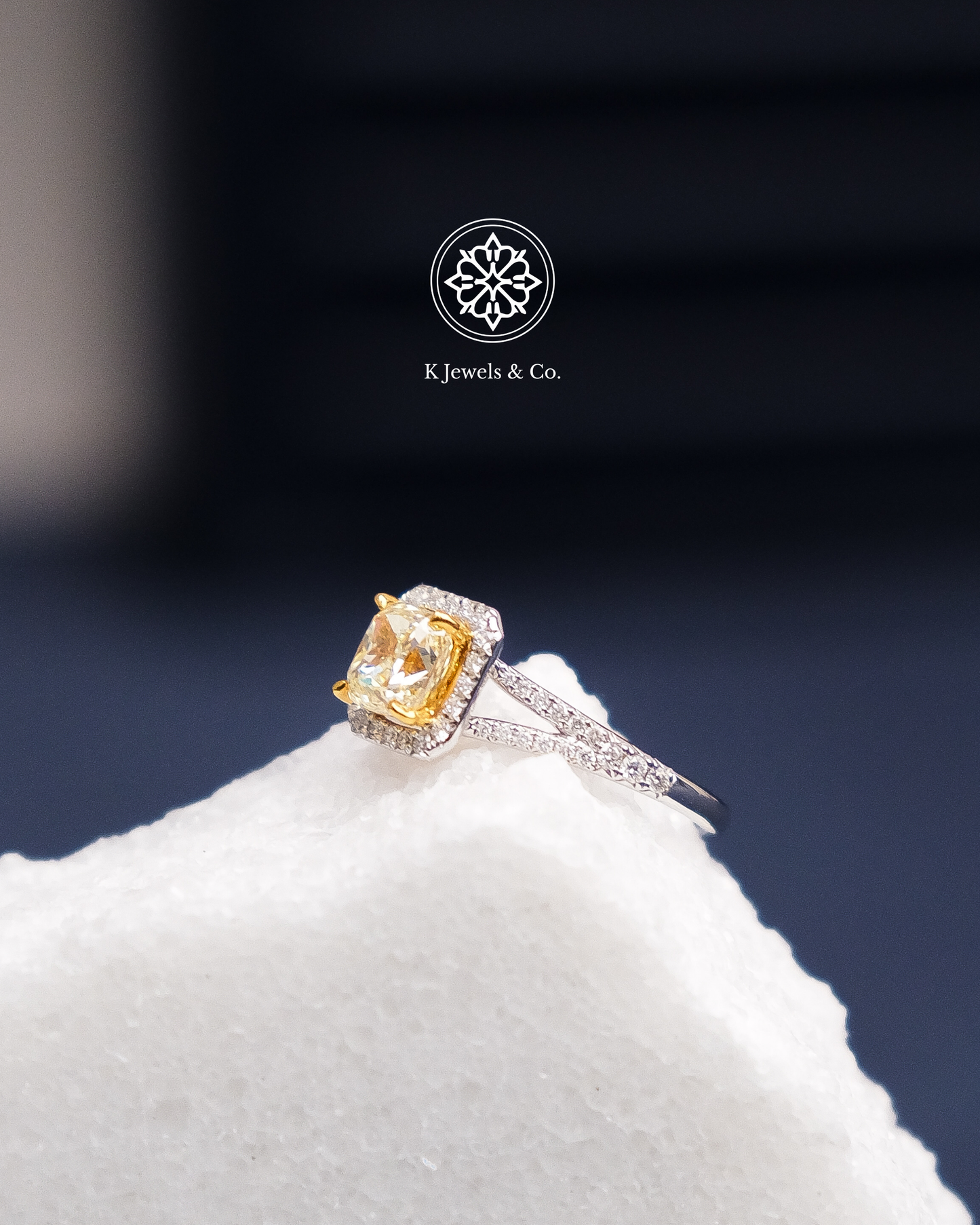 1ct Cushion Cut Diamond Ring
