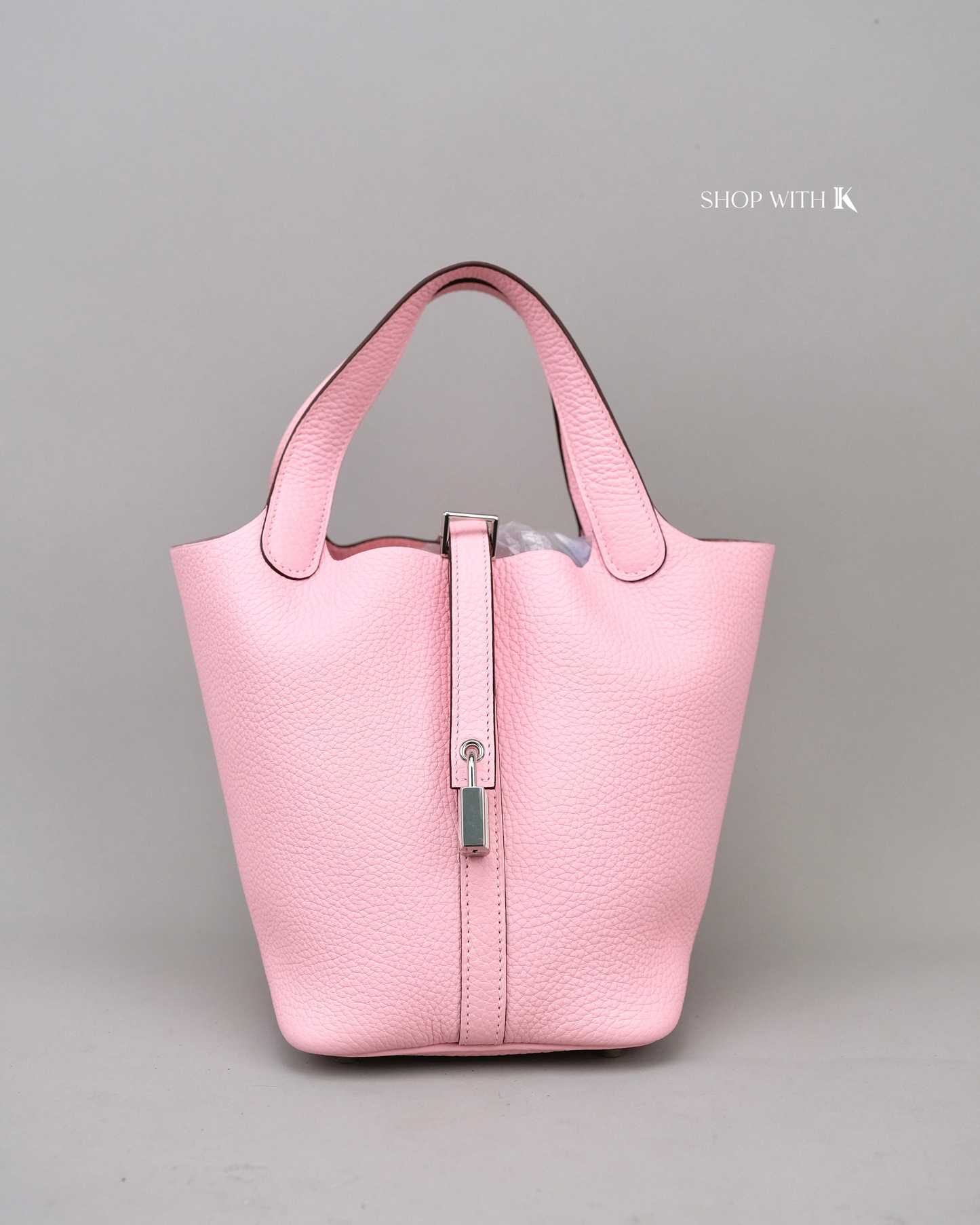 Hermes Picotin 18 Rose Sakura PHW