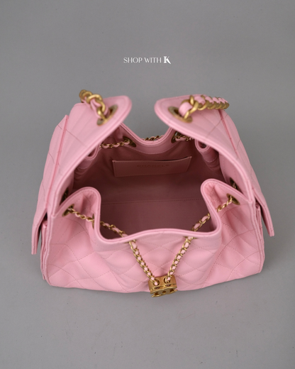 Chanel 25 Small Light Pink GHW