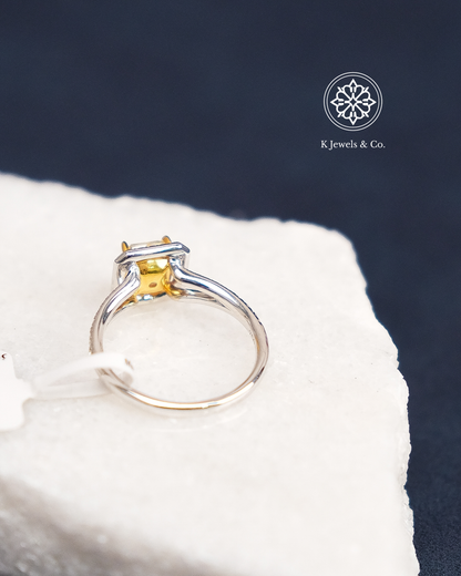 1ct Cushion Cut Diamond Ring