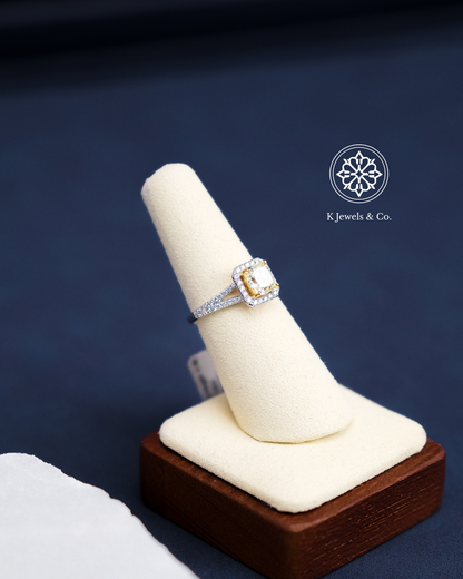 1ct Cushion Cut Diamond Ring