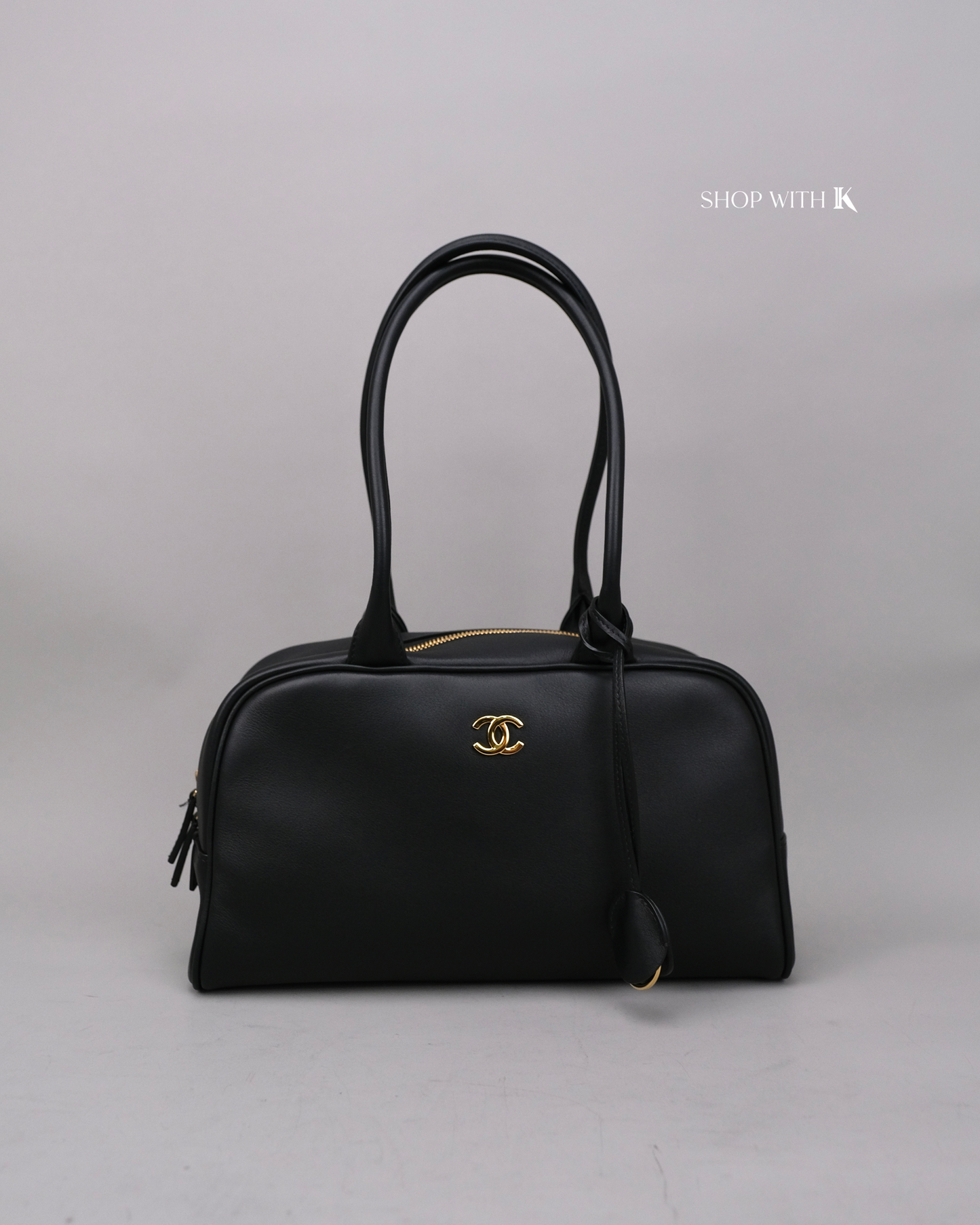 Chanel Bowling Bag Medium Black