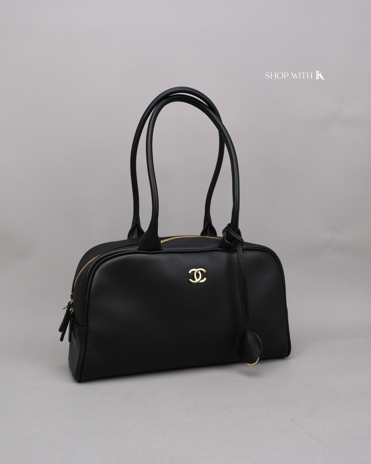 Chanel Bowling Bag Medium Black