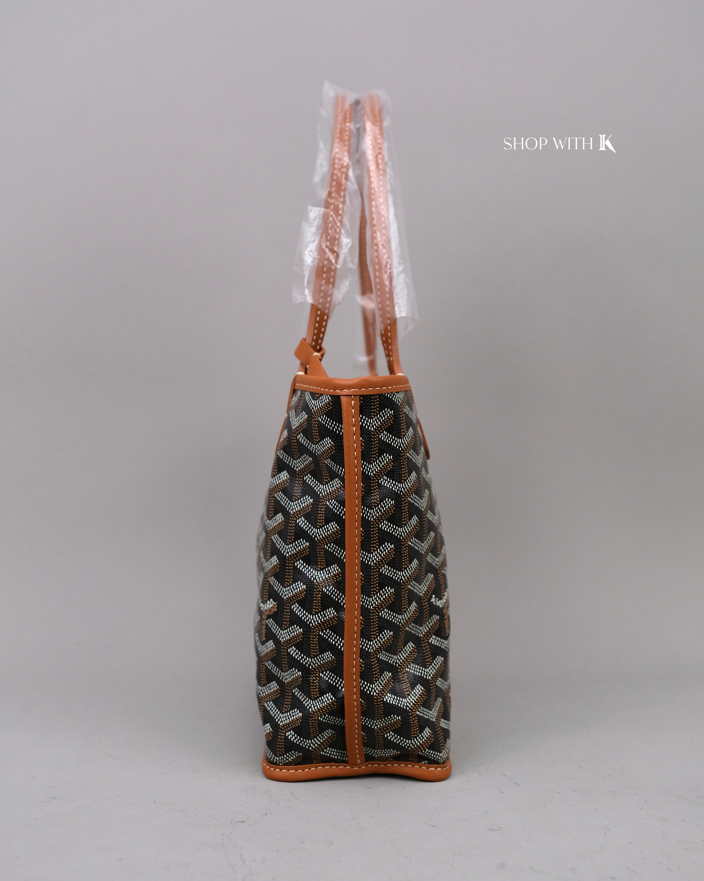 Goyard Mini Anjou Black/Tan