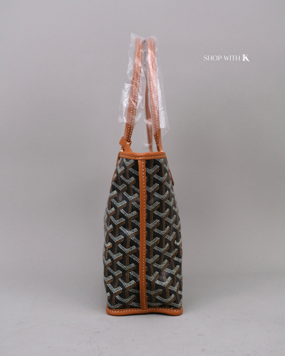Goyard Mini Anjou Black/Tan