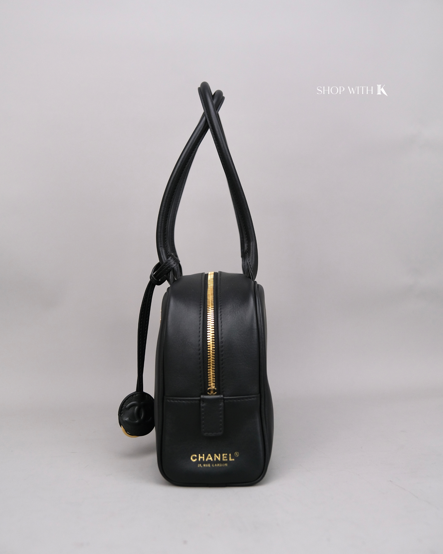 Chanel Bowling Bag Medium Black