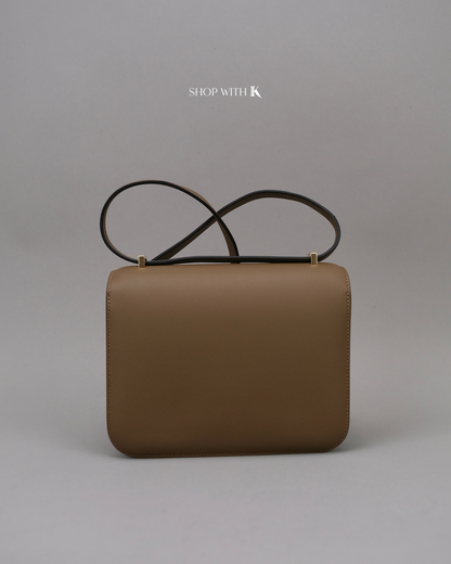 Hermes Constance 18 Beige de Weimar GHW