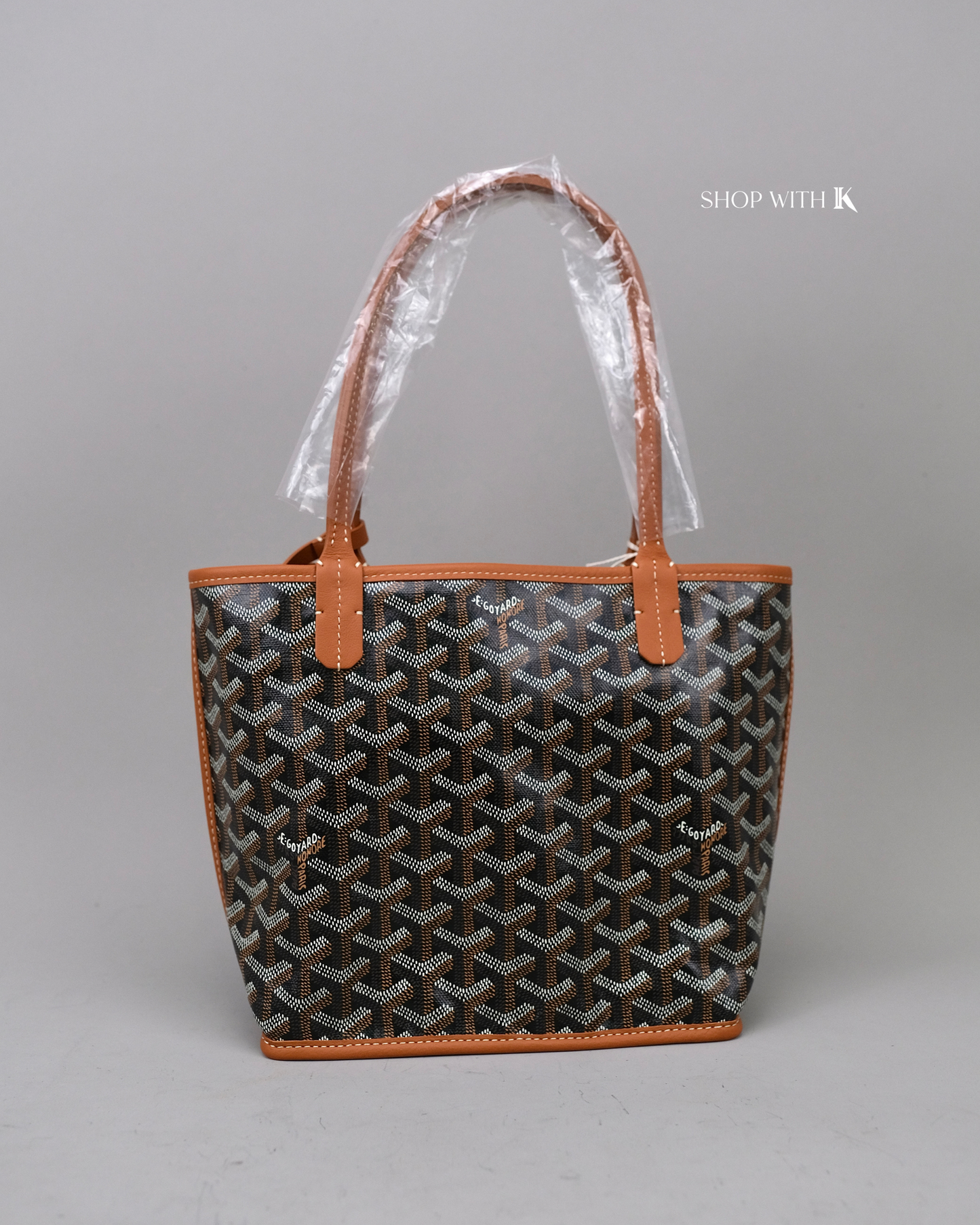 Goyard Mini Anjou Black/Tan