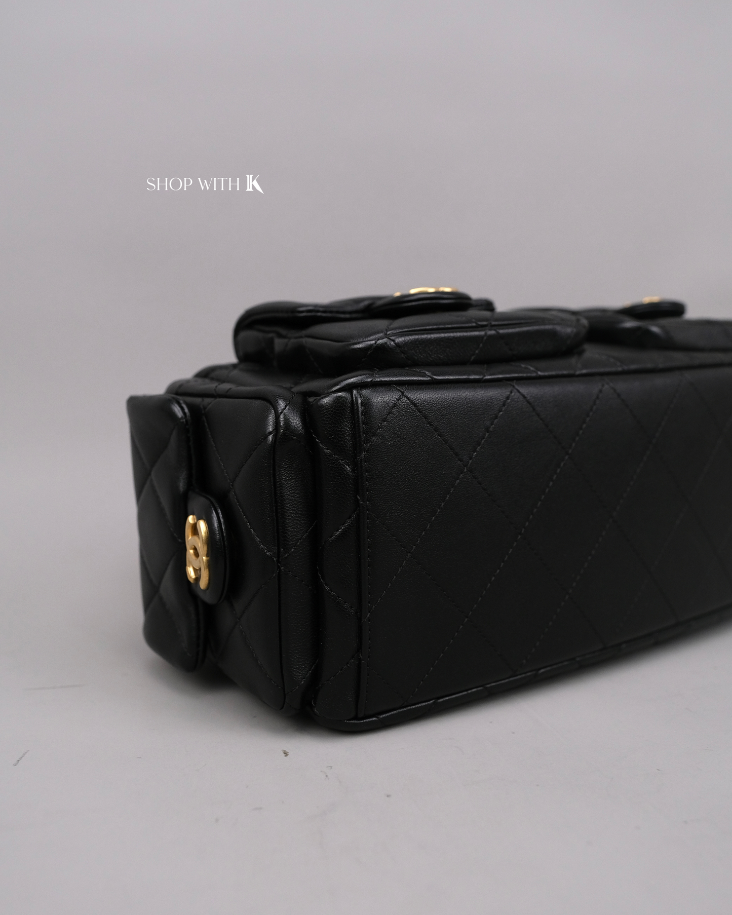 Chanel Medium Hobo Black GHW