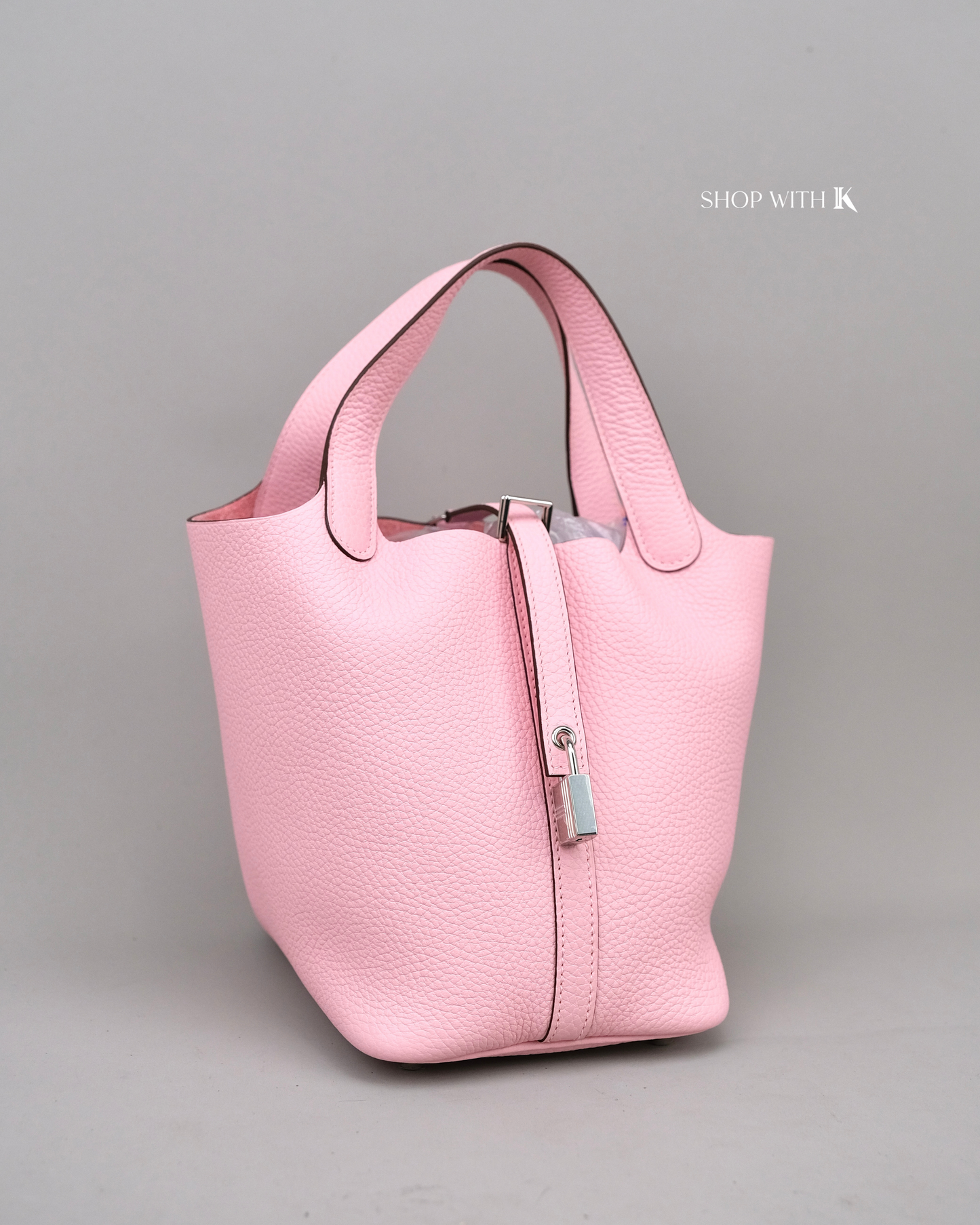 Hermes Picotin 18 Rose Sakura PHW